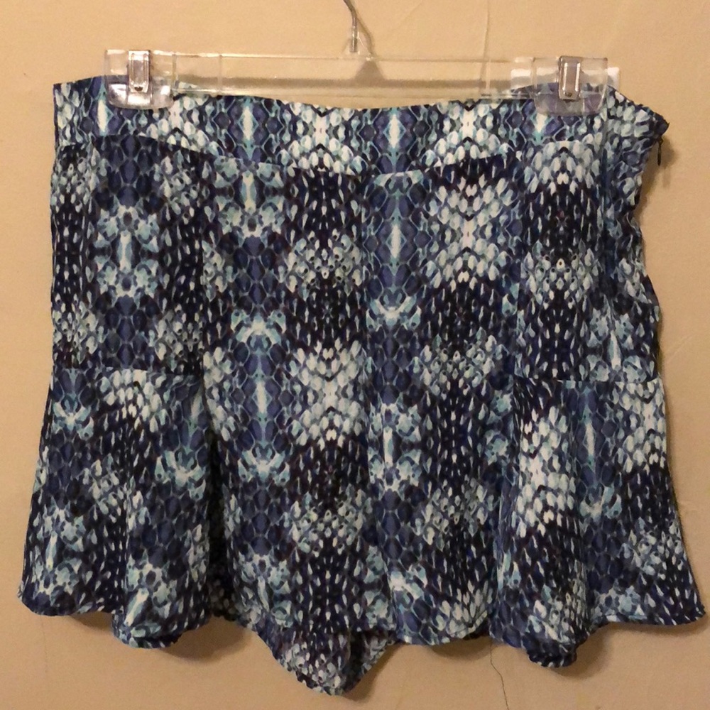 Aqua High Waisted Shorts